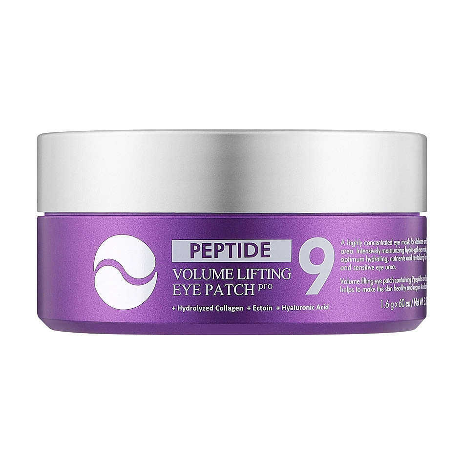 Гідрогелеві патчі для шкіри навколо очей Medi-Peel Peptide 9 Volume Lifting Eye Patch Pro з ліфтинг ефектом, 60 шт